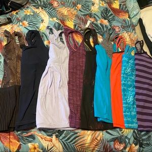 Lululemon Lot 8 Piece Size 6 Tanks Built In Bra